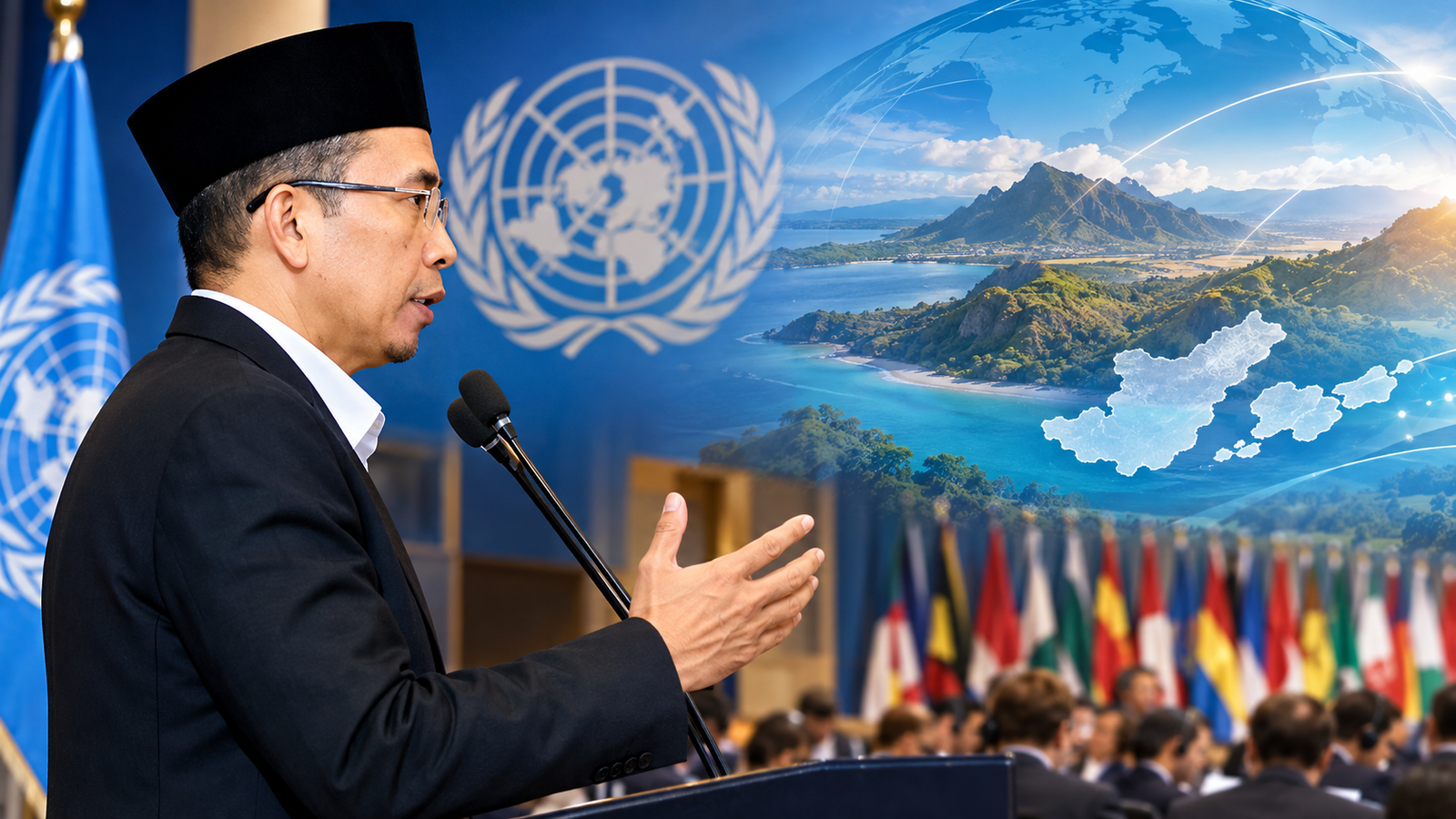 TGB Jadi Pembicara di Forum Internasional Perserikatan Bangsa-Bangsa (PBB)