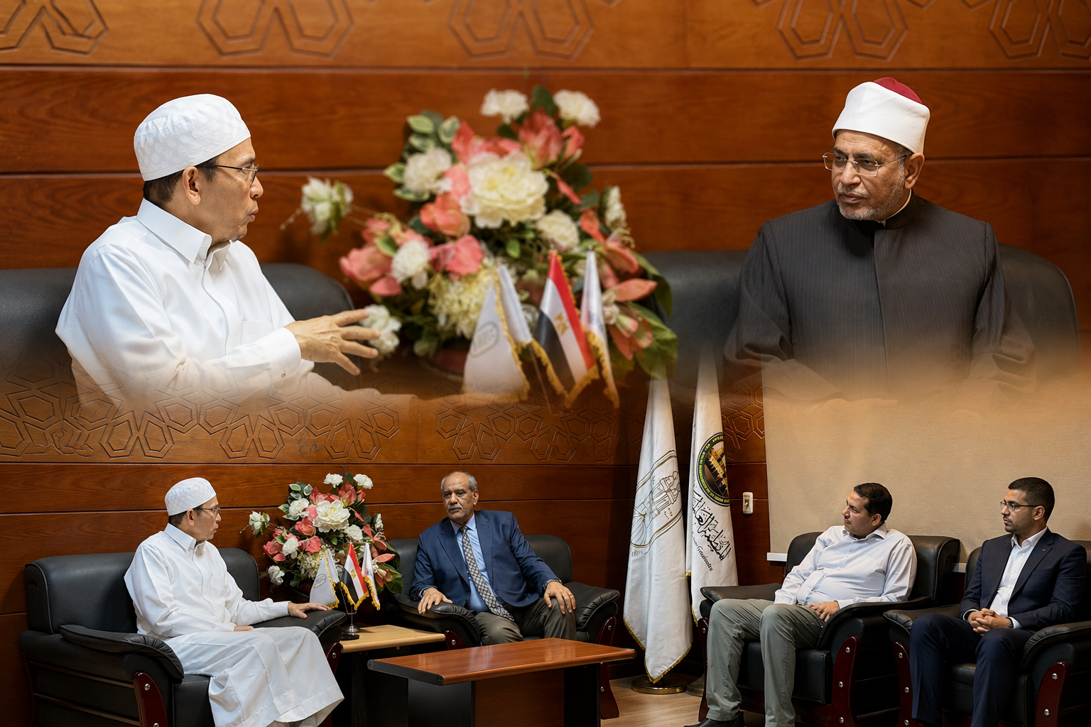 TGB Bersama Petinggi Al-Azhar Mesir Diskusi Soal Pengaruh AI Terhadap Kehidupan Keagamaan