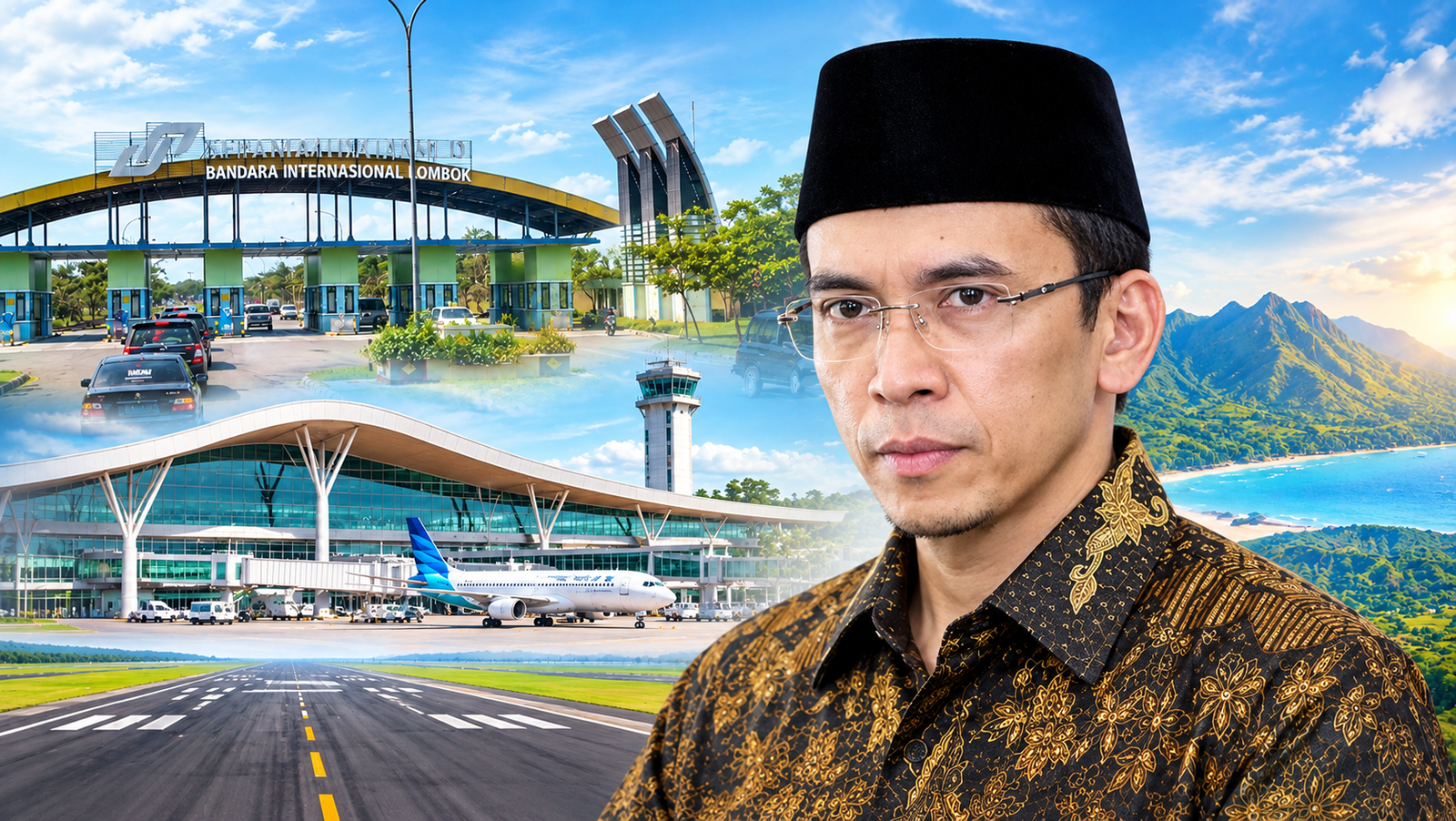 Jejak TGB dalam Proses Hadirnya Bandara Internasional Lombok Zainuddin Abdul Madjid